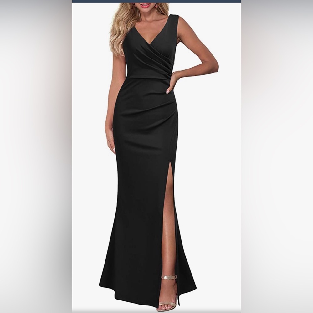 WOOSEA long black Dress size large